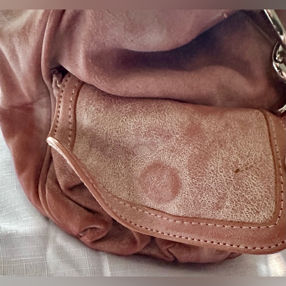 🔥👜 Junior Drake Dusty Rose Leather Bag -- this bag understood the assignment💅 - Picture 10 of 16